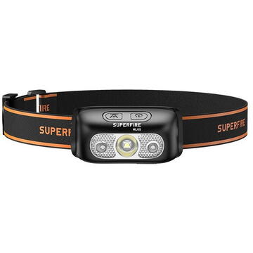Headlight Superfire HL05, 220lm, USB