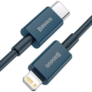 Baseus Superior Series Cable USB-C to iP, 20W, PD, 1m Albastru