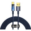 Baseus Explorer, USB to USB-C Cable, 100W, 2m Blue