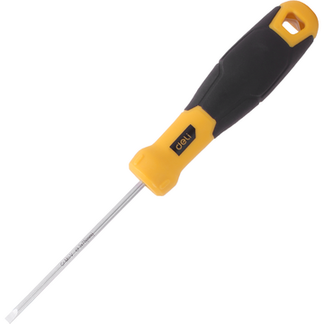 Slotted Screwdriver 3x75mm Deli Tools EDL6330751 (yellow)