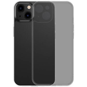 Husa Baseus Frosted Glass Case for iPhone 13 (black)