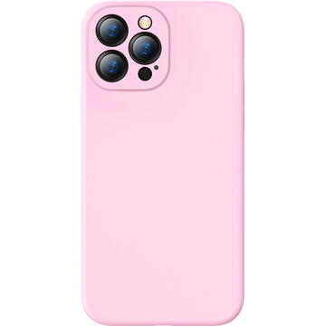 Husa Baseus Liquid Silica Case for iPhone 13 Pro Max (pink)