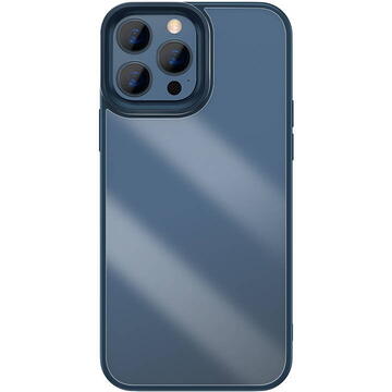 Husa Baseus Crystal Transparent Case for iPhone 13 Pro (blue)