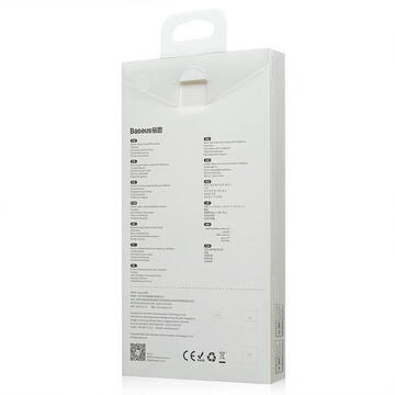 Husa Baseus Simple Transparent Case for iPhone 13 Pro (white)