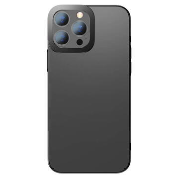 Husa Baseus Glitter Transparent Case for iPhone 13 Pro Max (black)
