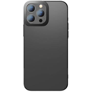 Husa Baseus Glitter Transparent Case for iPhone 13 Pro (black)