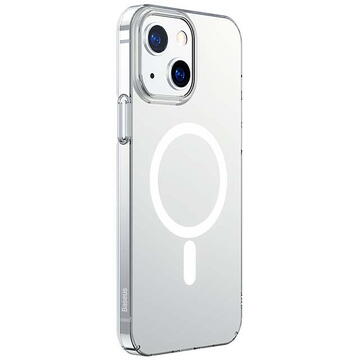 Husa Baseus Crystal Magnetic Glass Case for iPhone 13 (transparent)