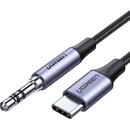 Accesorii Audio Hi-Fi UGREEN mini jack 3,5mm AUX  to USB-C Cable 1 m (deep gray)