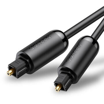 Accesorii Audio Hi-Fi UGREEN AV122 Toslink Audio optical cable, aluminum braided, 3m (black)
