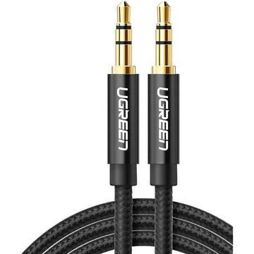 Accesorii Audio Hi-Fi UGREEN AV112 Mini jack cable 3.5mm AUX 2m (black)