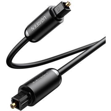 Accesorii Audio Hi-Fi UGREEN AV122 Toslink Audio optical cable, aluminum braided, 2m (black)