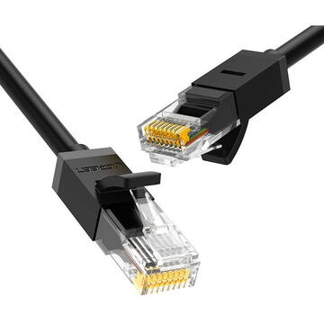 UGREEN Ethernet RJ45 Rounded Network Cable, Cat.6, UTP, 3m (Black)