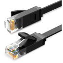 UGREEN Ethernet RJ45 Flat Network Cable, Cat.6, UTP, 10m (Black)