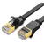 UGREEN NW106 Ethernet RJ45 Flat network cable , Cat.7, STP, 3m (Black)