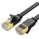 UGREEN NW106 Ethernet RJ45 Flat network cable , Cat.7, STP, 1m (Black)