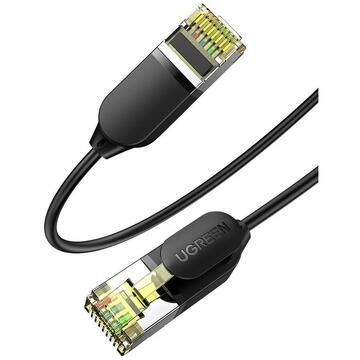 Network cable UGREEN NW149, Ethernet RJ45, Cat.7, FTP, 3m (black)