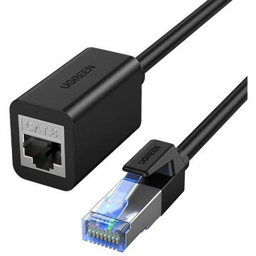 UGREEN NW192 Cat 8 S/FTP Ethernet RJ45 Extension Male/Female PatchCords 0.5m (black)