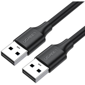 USB 2.0 M-M UGREEN cable US102, 1.5m (black)