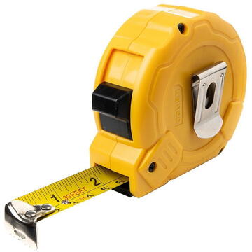 Steel Measuring Tape 10m/25mm Deli Tools EDL9010Y (yellow)