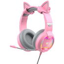 Casti Havit GAMENOTE H2233d Gaming headphones RGB (pink)