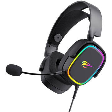 Casti Havit H2035U Gaming Headphones RGB (black)