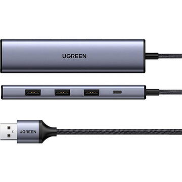Hub UGREEN 5in1 Adapter, USB to 4x USB 3.0