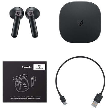 Soundpeats TrueAir2+ earphones (black)
