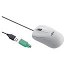 Mouse Fujitsu M530, 1200dpi, USB/PS2, Gri