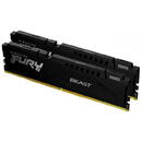 Memorie Kingston Fury Beast Black 32GB, DDR5-5600MHz, CL40, Dual Channel