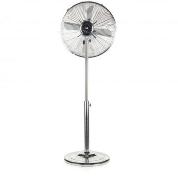 Ventilator DOMO Elektro Domo Standing Fan DO8132, Ventilator cu picior, 50 W, 3 viteze, Argintiu