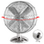 Ventilator ProfiCare PC-VL 3062 M, Ventilator birou, 30 W, 4 viteze, Argintiu