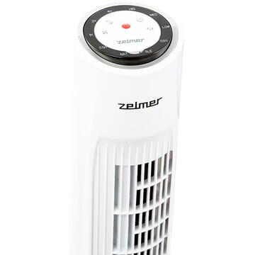 Ventilator Zelmer ZTW1500, Turn,45 W,3 viteze, Alb