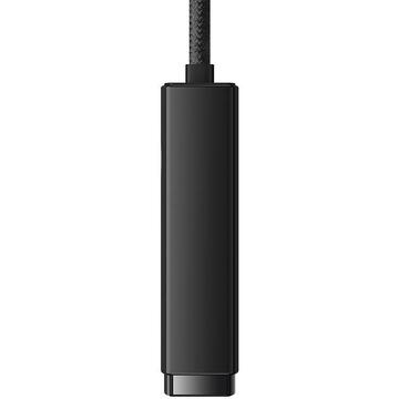 Adaptor de retea Baseus model Lite Series, USB-C la RJ45, negru