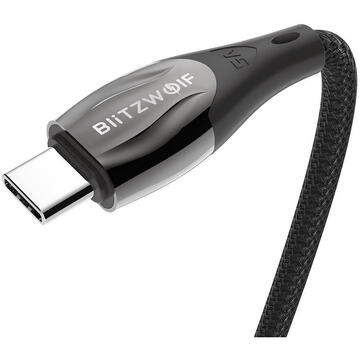 BlitzWolf  USB-C to USB-C  BW-FC1, 96W, 5A, 1m (black)