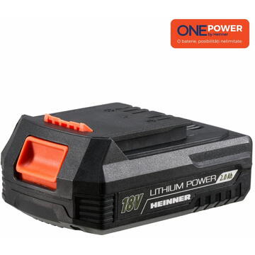 Heinner Acumulator  HR-LAC001, 18 V, 2 Ah, tehnologie OnePower
