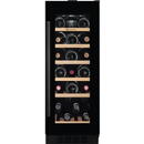 Racitor de vinuri Incorporabil Electrolux EWUS020B5B, 20 sticle, Rafturi lemn, Control electronic, Clasa G, H 82 cm, Negru