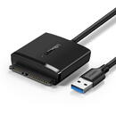 UGREEN Adapter HDD 2.5" & 3.5" SATA to USB 3.0 (black)