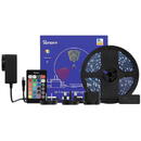 Sonoff Wifi L2, Wi-fi, Bluetooth, Telecomanda, sincronizare muzica, control vocal, lumina colorata, IP65, 5m