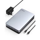 HDD Rack UGREEN CM301 external enclosure 2.5" / 3.5'' HDD / SSD, SATA (grey)