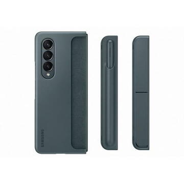 Husa Samsung Standing Cover with Pen pentru Galaxy Z Fold4, Gray Green