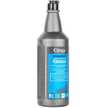 CLINEX PROFIT Glass, 1 litru, solutie superconcentrata, pentru curatat suprafete si obiecte din stic