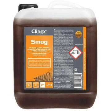 CLINEX Smog, 5 litri, detergent pentru curatarea aparatelor cu aburi sau fum
