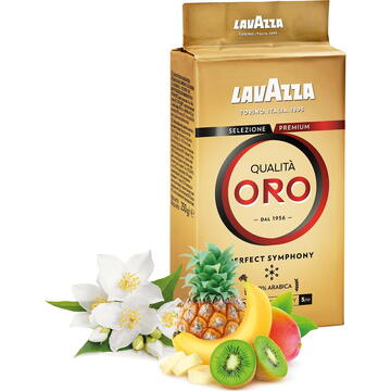 Cafea macinata Lavazza Qualita Oro 250 g 100% Arabica