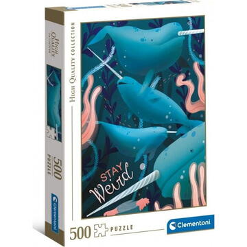 CLEMENTONI Puzzle 500 Fantastyczne zwierzęta Narwale 35099