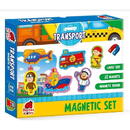 Roter Kafer Puzzle magnetyczne "Pojazdy" z tablicą RK2090-04