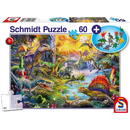 Schleich Puzzle 60 Dinozaury + zestaw figurek G3