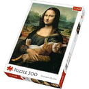 Trefl Puzzle 500 elementów - Mona Lisa i kot Mruczek (GXP-645723)