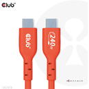 Club 3D CLUB3D USB2 Type-C Bi-Directional Cable, Data 480Mb,PD 240W(48V/5A) EPR M/M 2m