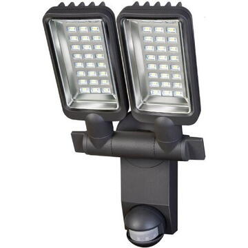 Brennenstuhl Sensor LED spotlight Duo Prem City - SV5405 PIR IP44 IR 54x0.5W 2160lm EEK A