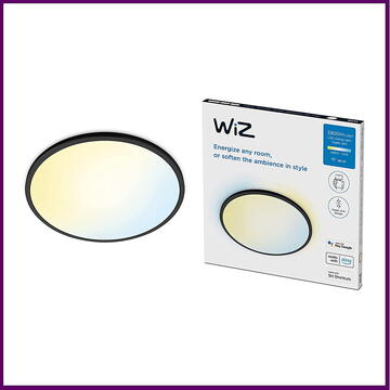 WiZ Superslim ceiling light 32W, LED light (black)